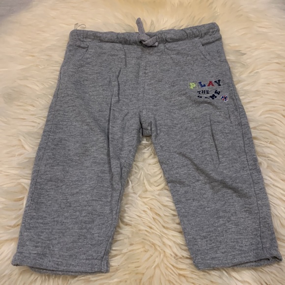 Sweet Child of Mine Navy Onesie Bodysuit & Gray Sweatpants in size 18-24M - Picture 5 of 8